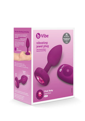 Plug anal vibrant B-Vibe Jewel S/M