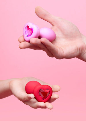 Plug anal vibrant B-Vibe Heart M/L