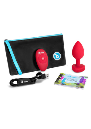 Plug anal vibrant B-Vibe Heart M/L