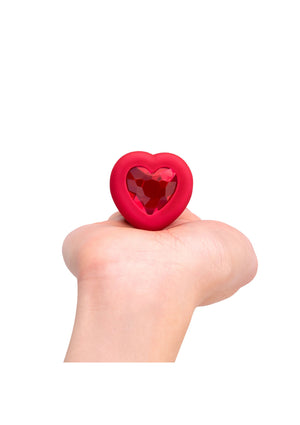 Plug anal vibrant B-Vibe Heart M/L