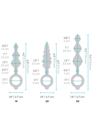 Chapelet anal B-Vibe Butties Bundle