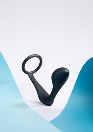 Anneau pénien et masseur de prostate B-Vibe Ringer