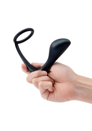 Anneau pénien et masseur de prostate B-Vibe Ringer