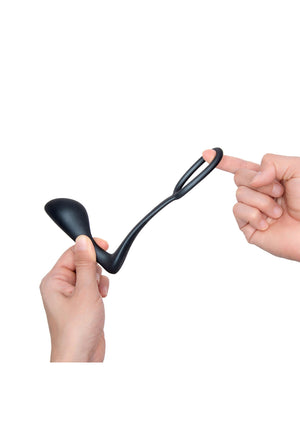 Anneau pénien et masseur de prostate B-Vibe Ringer