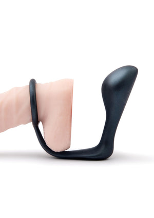 Anneau pénien et masseur de prostate B-Vibe Ringer