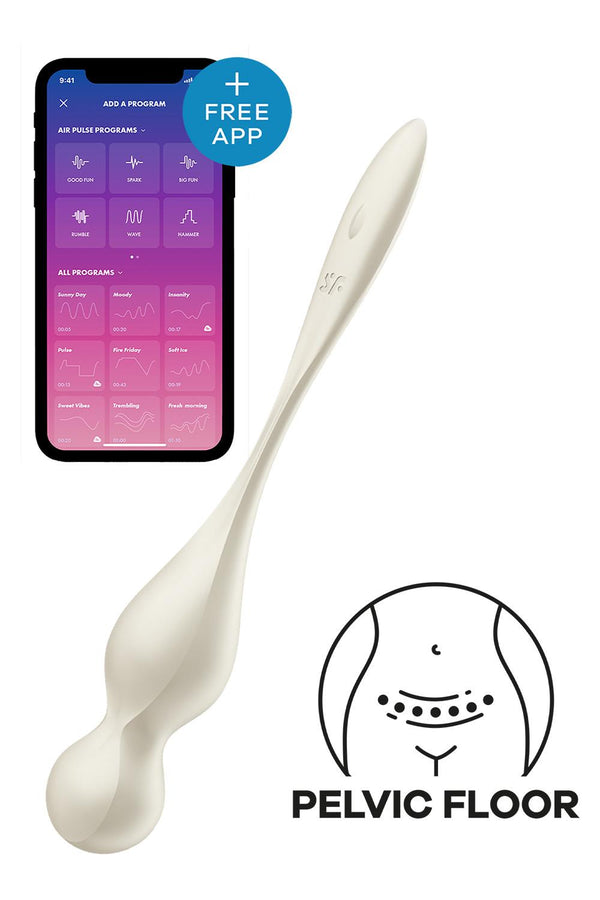SATISFYER LOVE BIRDS 1 CONNECT APP WHITE