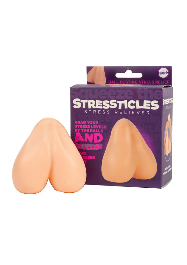 Balle anti-stress en forme de testicules
