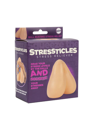 Balle anti-stress en forme de testicules