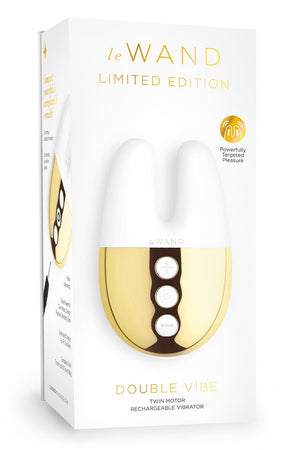 LE WAND DOUBLE VIBE WHITE GOLD