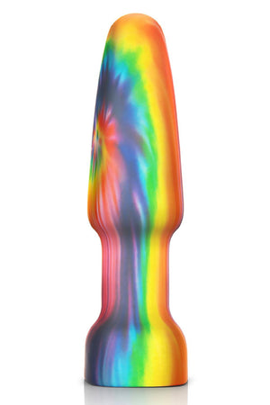 B-VIBE PEACE AND LOVE TIE DYE RIMMING PLUG