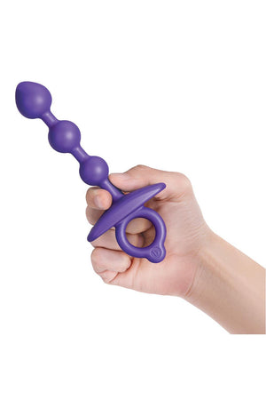 B-VIBE ZIP SILICONE ANAL BEADS