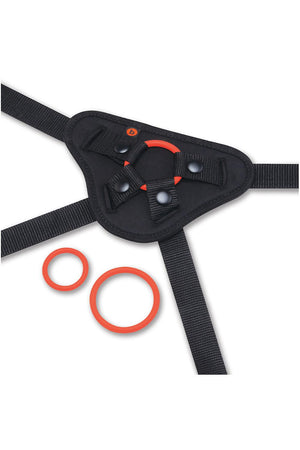 B-VIBE BEGINNERS STRAP-ON HARNESS SET WITH 5 INCH SILICONE DILDO PEG