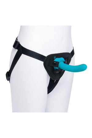 B-VIBE EVERY BODY STRAP-ON HARNESS SET WITH 6 INCH SILICONE DILDO PEG