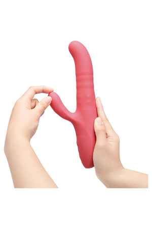 LE WAND THRUST THRUSTING RABBIT VIBRATOR