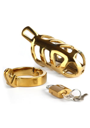 Cage de chasteté Brutal Gold