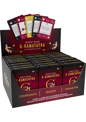 Cartes G Kamasutra - 24 pièces ENG/FR/DE