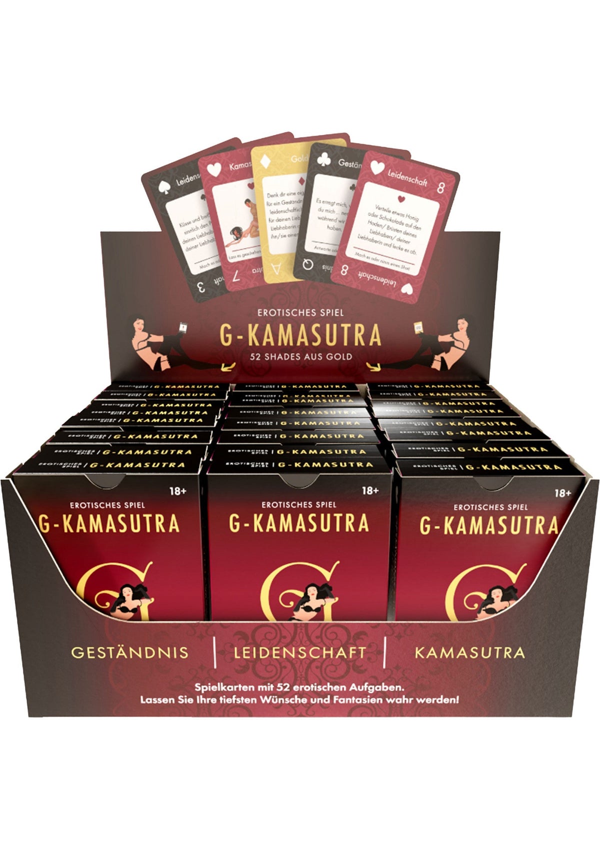 Cartes G Kamasutra - 24 pièces ENG/FR/DE
