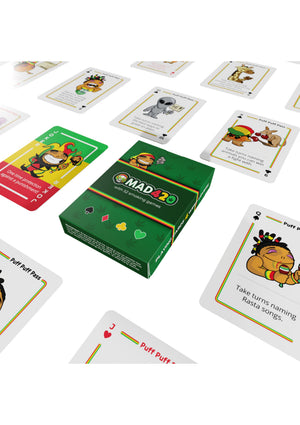 Jeu de cartes à fumer Mad420 24 pièces