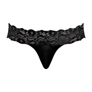Micro String Pinch Back - S/M - Noir