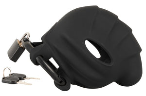 Black velvets Cock & Ball cage