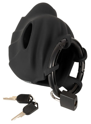 Black velvets Cock & Ball cage
