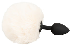 Fluffy Tail White S