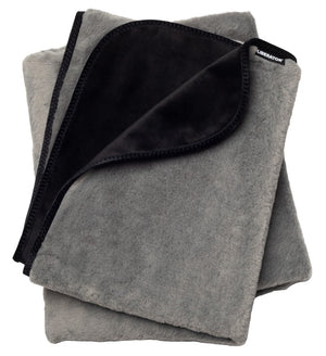 Faux Fur Fascinator Grey/Black