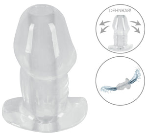 ANOS Butt Plug w Tunnel Transp