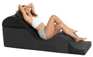 Aria Flip Chaise Black 22"