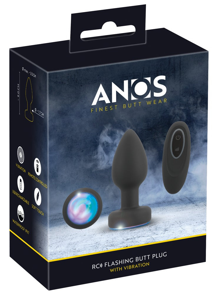 ANOS RC Flashing Butt Plug