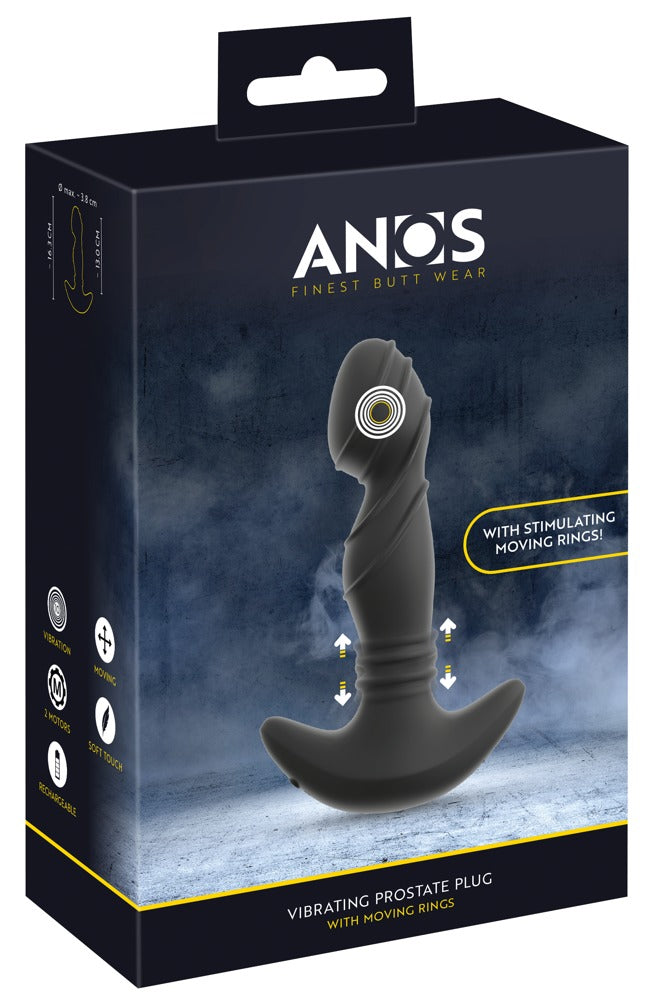 ANOS Moving Rings Butt Plug