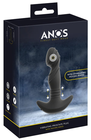 ANOS Moving Rings Butt Plug
