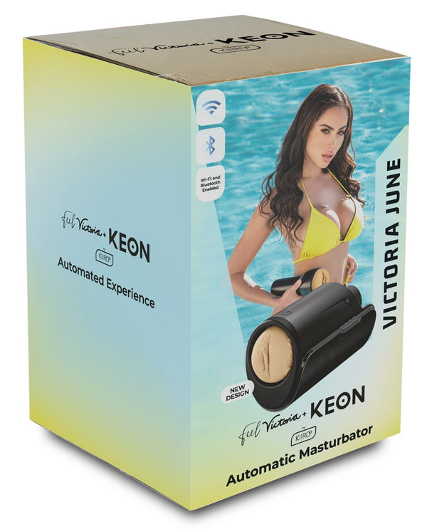 KIIROO - KEON WIFI COMBO VICTORIA JUNE MASTURBATEUR AUTOMATIQUE + FEEL STROKER