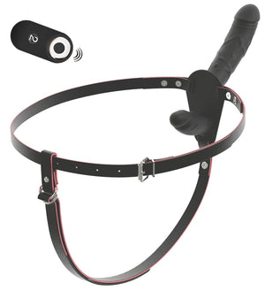 RC Vibrating Double Strap-On