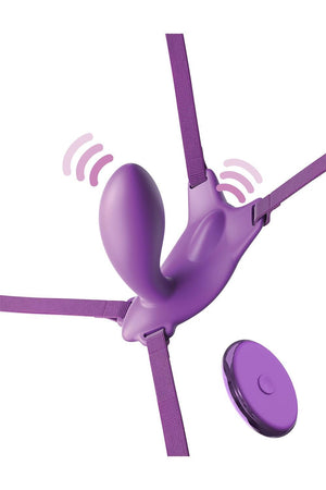FANTASY FOR HER ULTIMATE G-SPOT BUTTERFLY STRAP-ON PURPLE