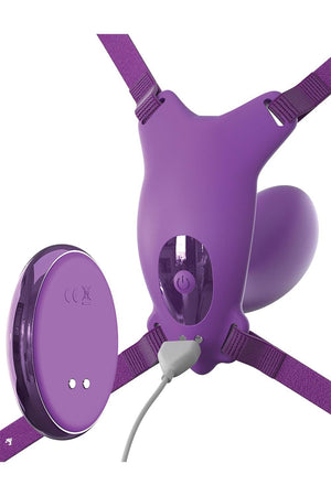 FANTASY FOR HER ULTIMATE G-SPOT BUTTERFLY STRAP-ON PURPLE