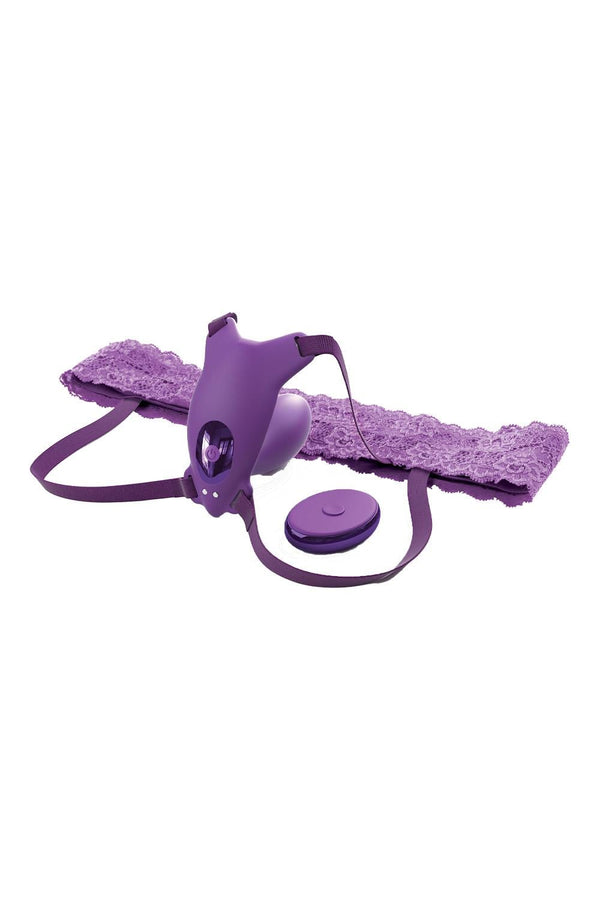 FANTASY FOR HER ULTIMATE G-SPOT BUTTERFLY STRAP-ON PURPLE