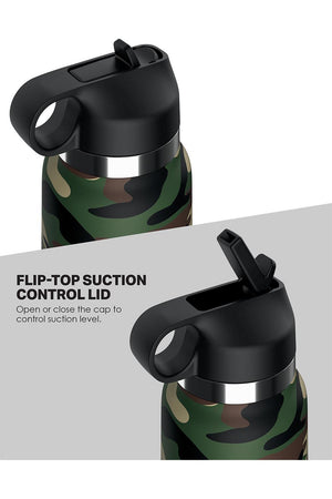 PDX PLUS FAP FLASK - HAPPY CAMPER DISCREET STROKER CLEAR