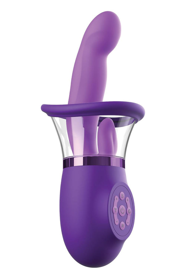 FANTASY FOR HER - VIBRATEUR LAPIN PRO PLUS ULTIMATE PLEASURE VIOLET 20,3 CM