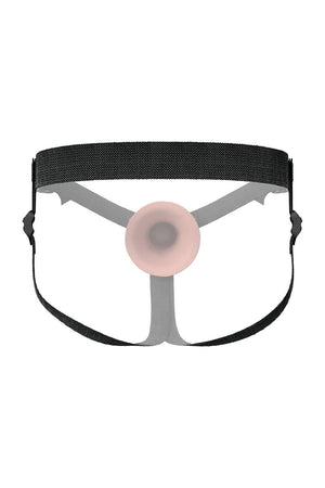 FANTASY X-TENSIONS ELITE 5 INCH SILICONE HOLLOW STRAP-ON DUAL DENSITY