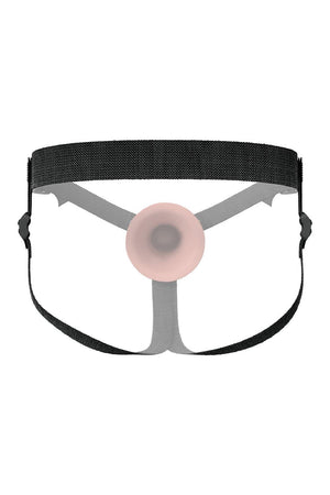 FANTASY X-TENSIONS ELITE 9 INCH SILICONE HOLLOW STRAP-ON DUAL DENSITY