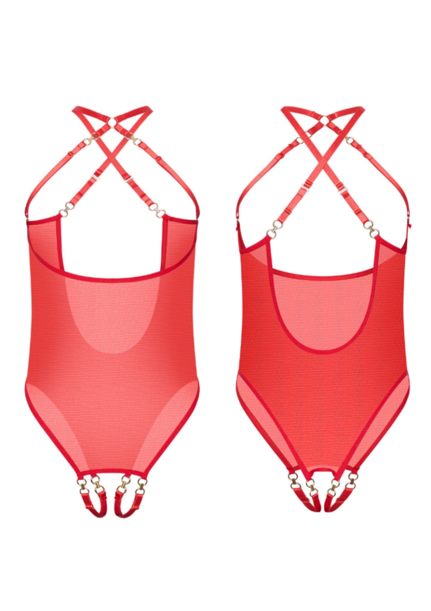 Coquette Cupless & Crotchless Body - Kinky Diva