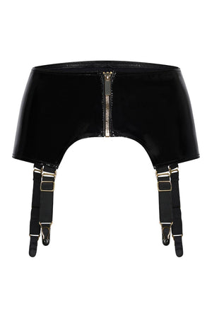 GUILTY PLEASURE MIDNIGHT SUSPENDER BELT BLACK, L