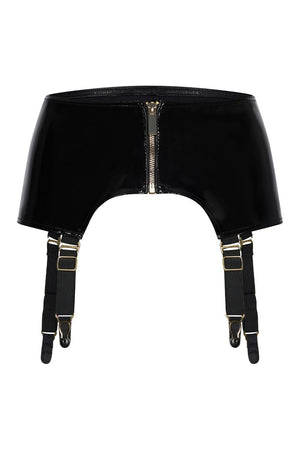 GUILTY PLEASURE MIDNIGHT SUSPENDER BELT BLACK, M