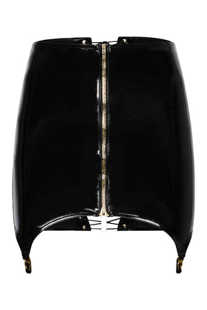 GUILTY PLEASURE SHADOW SHINE SKIRT BLACK, L
