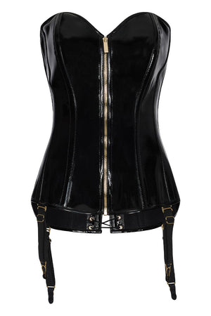 GUILTY PLEASURE BLACK AMBER CORSET BLACK, L