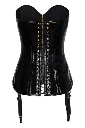 GUILTY PLEASURE BLACK AMBER CORSET BLACK, XL