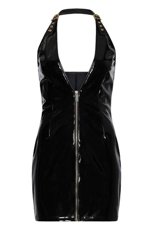 GUILTY PLEASURE HELIX HALTER DRESS BLACK, XXL