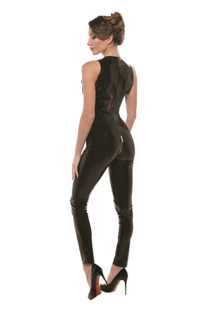 GUILTY PLEASURE LUSTY LINES CATSUIT BLACK, L