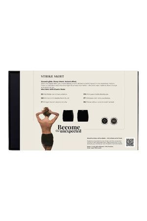 GUILTY PLEASURE STRIKE SKIRT BLACK, XL